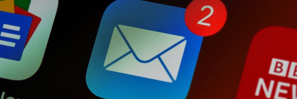 Mail app icon on a smart device
