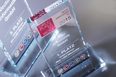 1st place award as best German employer 2015