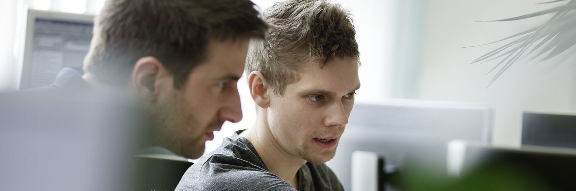 Vector employees at work