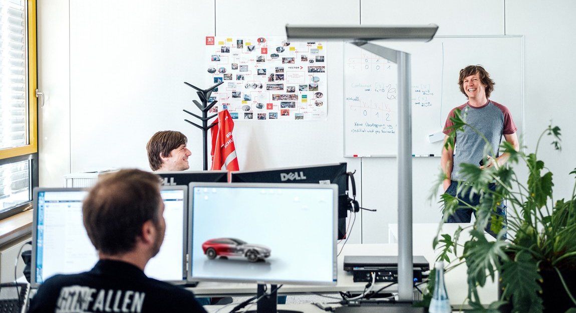 Employees at Vector