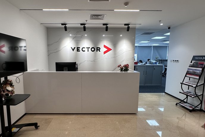Vector China reception area in Shenzhen