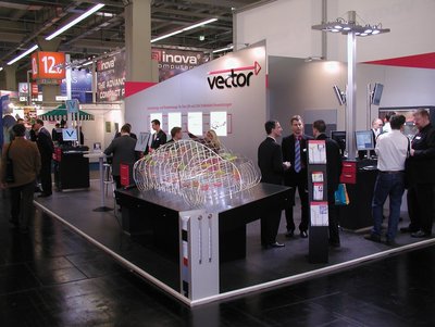 Vector's fair booth