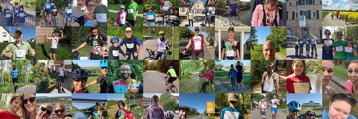 Mitarbeiterinnen und Mitarbeiter von Vector beim Ditzinger Lebenslauf