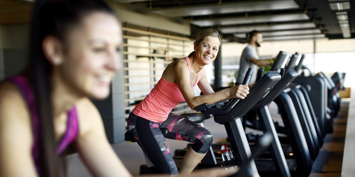 Vector employees at the company's vMove gym