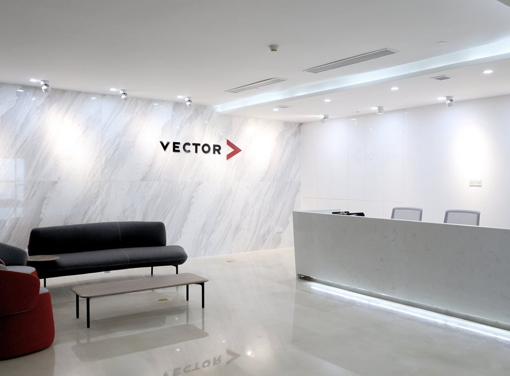 Vector China reception area in Shanghai
