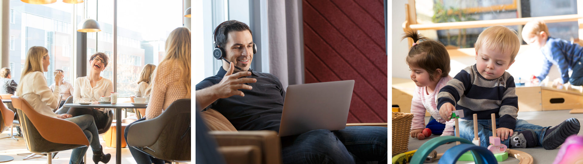 Pictures of Vector offers for an optimal work-life balance