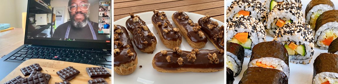 Schokolade, Eclairs und Sushi aus dem vTogether-Event
